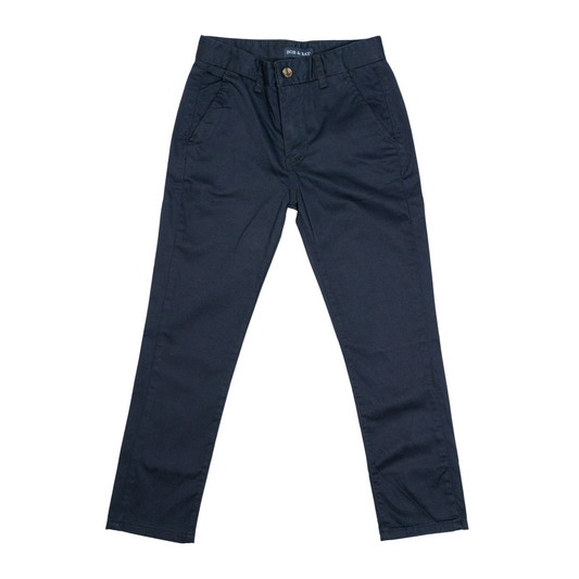 BRT001 boys Navy Chino Pants