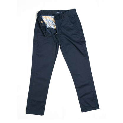 BRT001 boys Navy Chino Pants