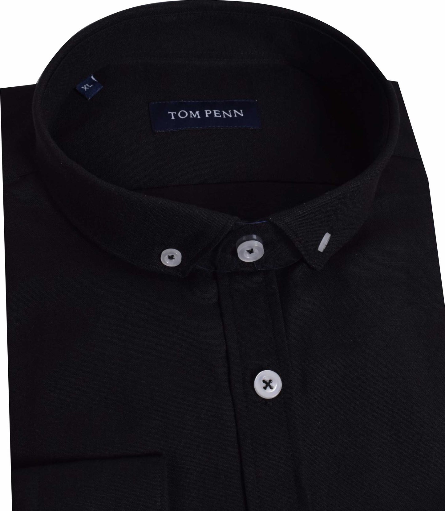 TP330 Black Oxford Long Sleeve Shirt