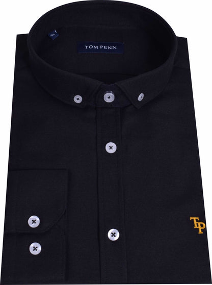TP330 Black Oxford Long Sleeve Shirt