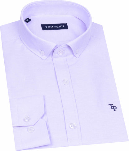 TP330 Lilac Oxford Long Sleeve Shirt