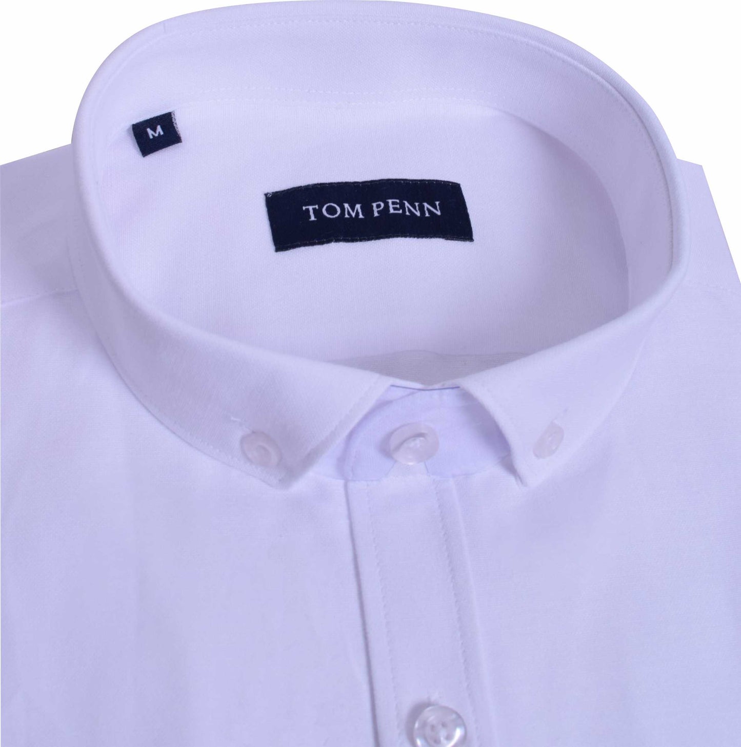 TP330 Tom Penn  White Oxford Shirt