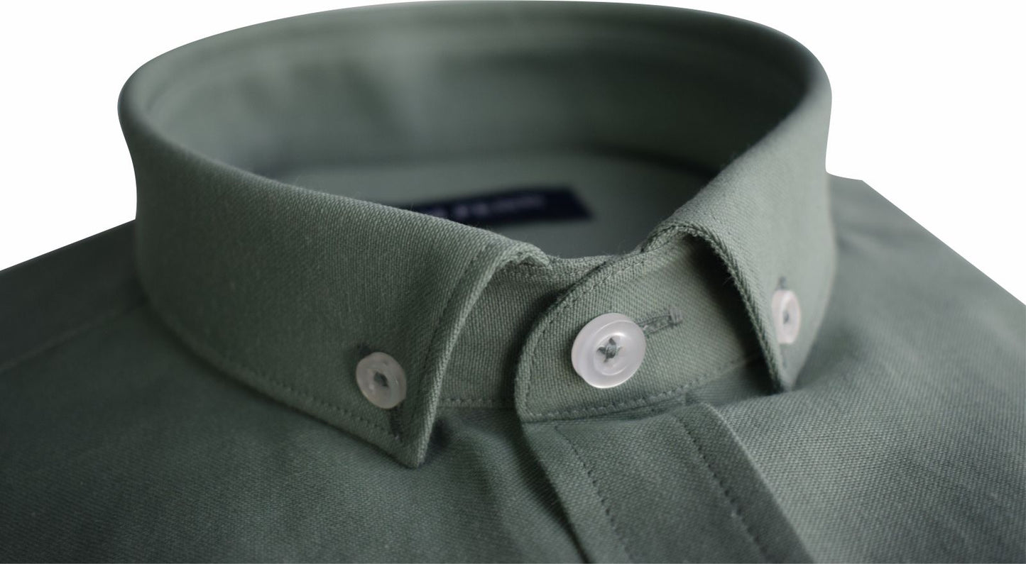 TP330 Green Oxford Long Sleeve Shirt