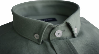 TP330 Green Oxford Long Sleeve Shirt