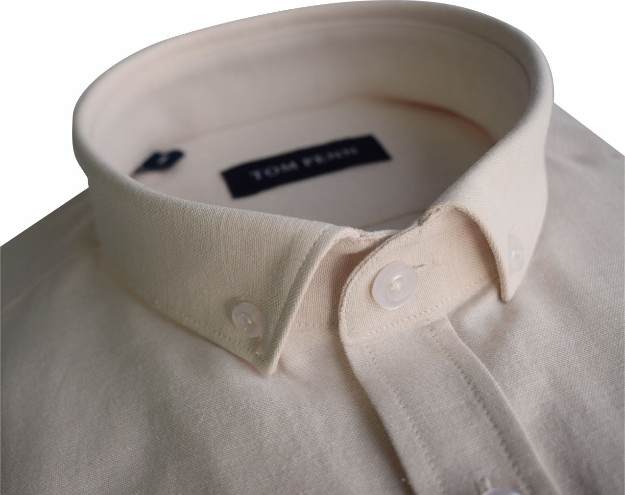 TP330 Ivory Oxford Long Sleeve Shirt