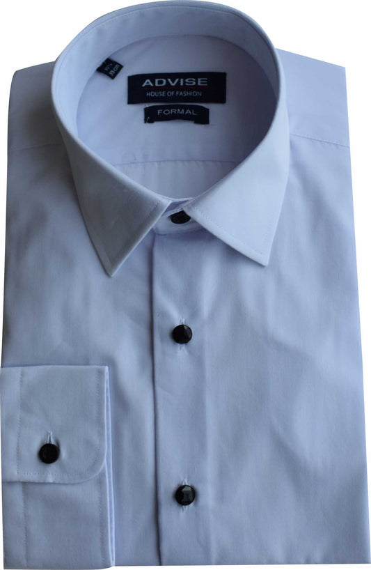 AD806 White Tux shirt