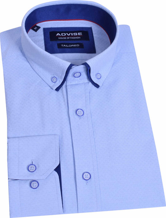 AD808 Sky Advise Double Collar Shirt