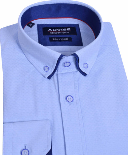 AD808 Sky Advise Double Collar Shirt
