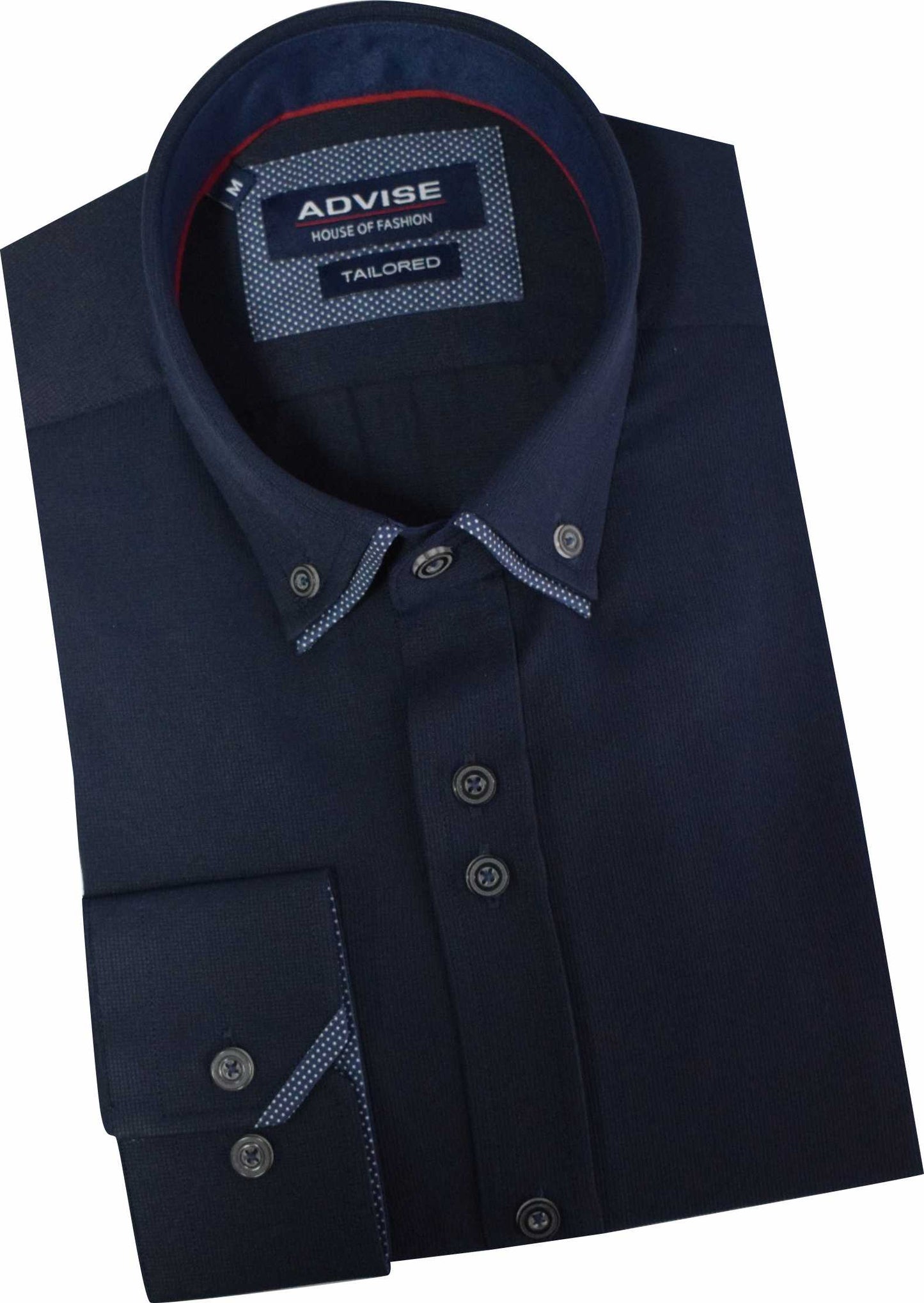 AD896 Advise Tailored Navy Shirt