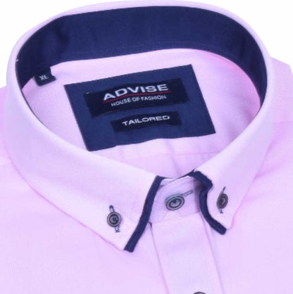 AD896 Advise Tailored Pink Shirt