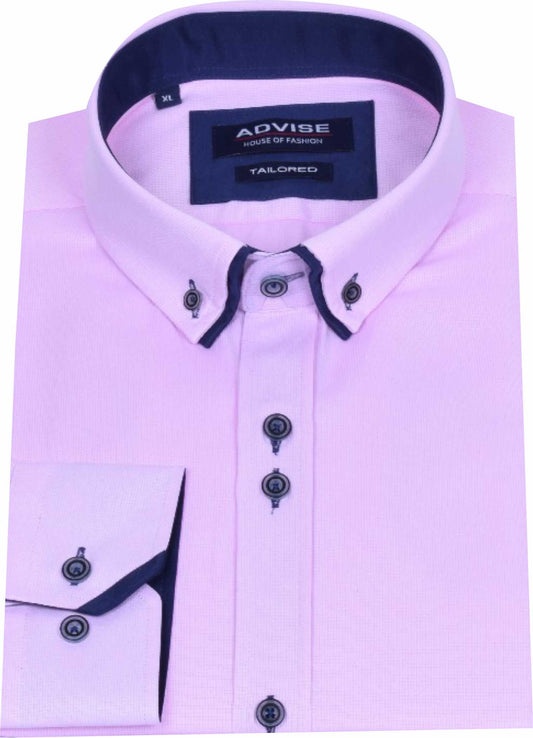 AD896 Advise Tailored Pink Shirt