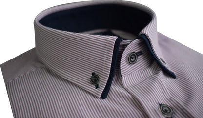 AD906 LILAC Advise striped Shirt