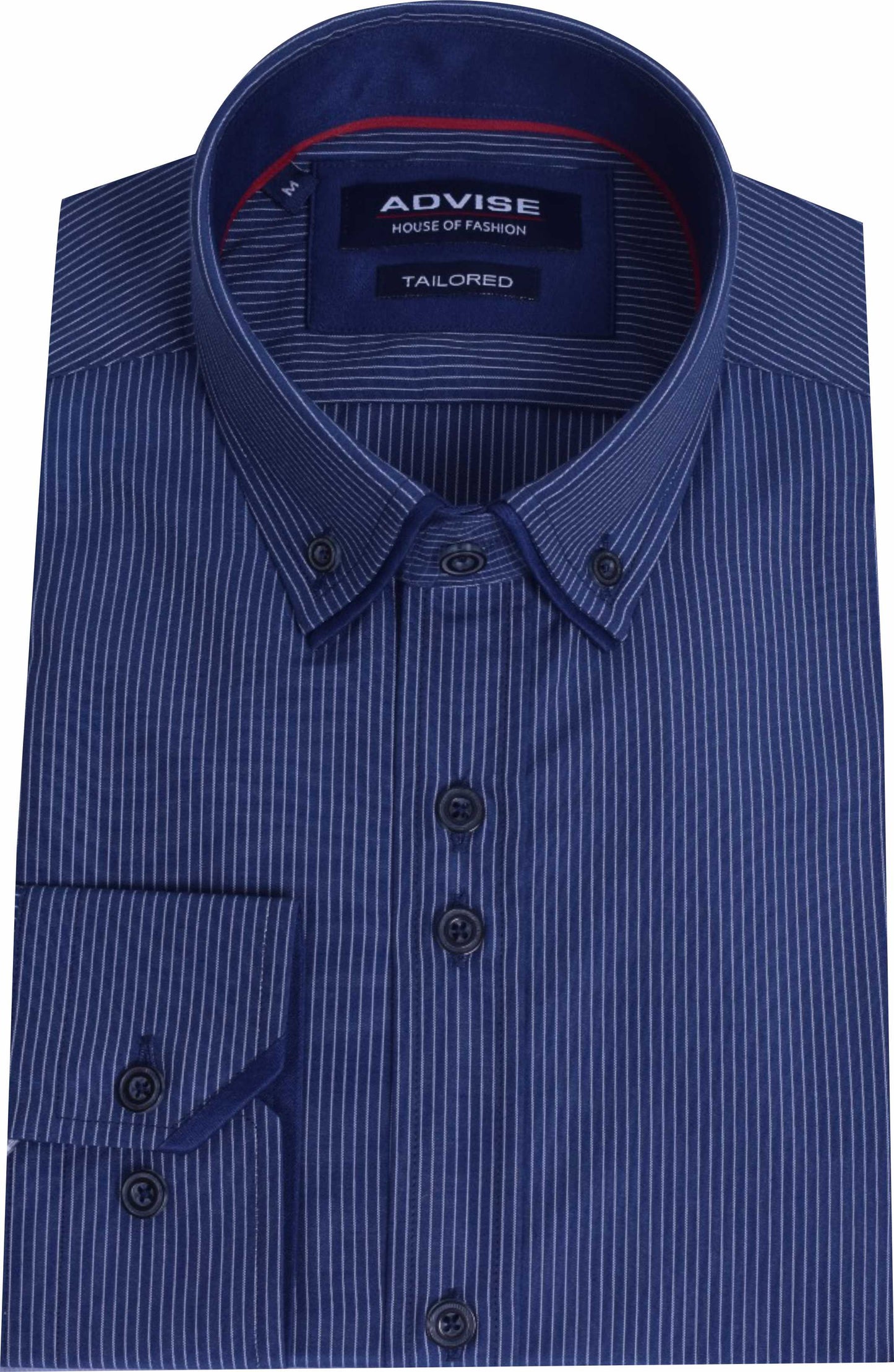 AD910 Navy Advise Pinstripe Shirt