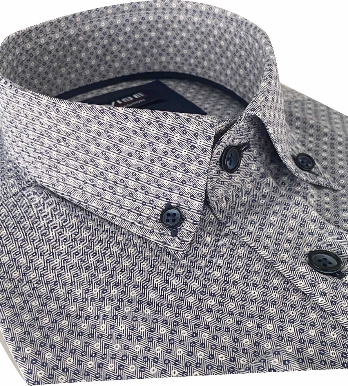 AD936 Navy Advise Tailored Shirt