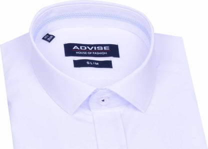 AD078 Slim Fit White Shirt