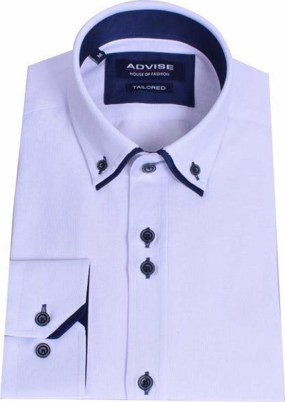 AD896 Advise Tailored White Shirt