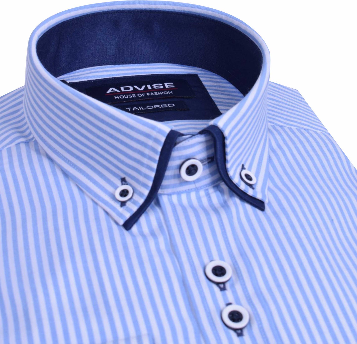 AD904 Advise Sky striped Tailored Shirt