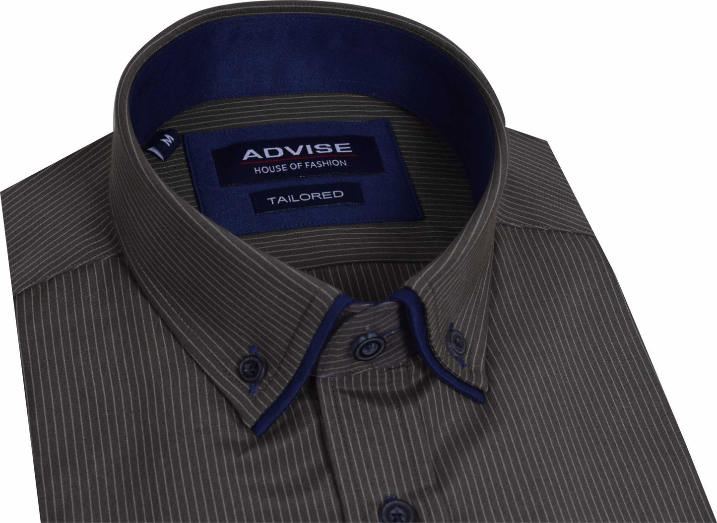 AD910 Green Advise Pinstripe Shirt