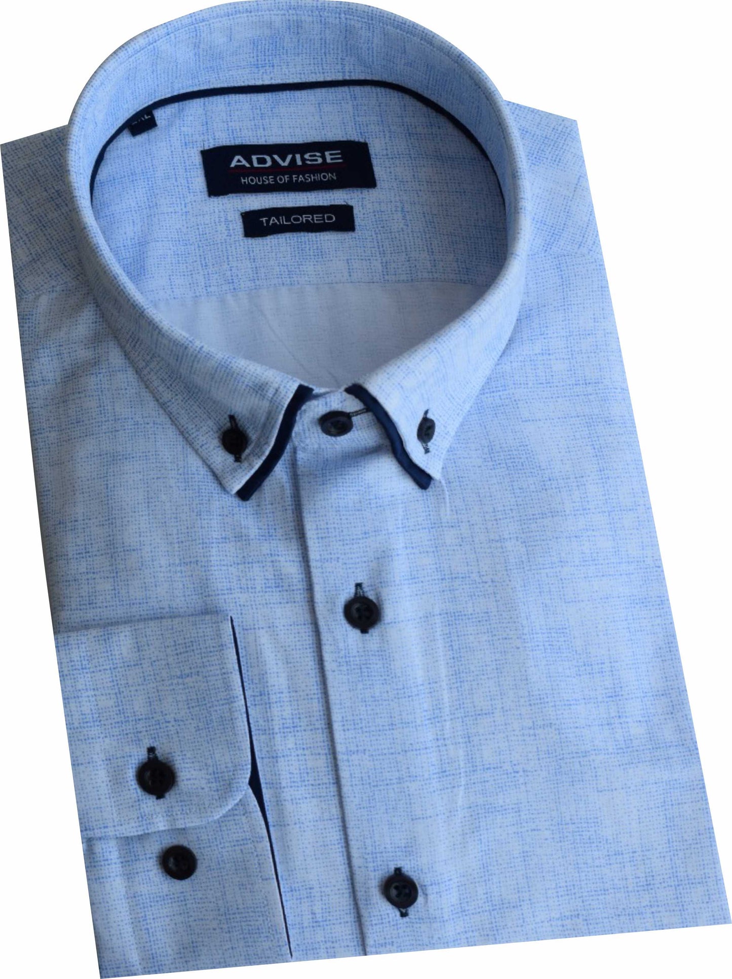 AD912 Advise Sky Blue Double Collar Shirt