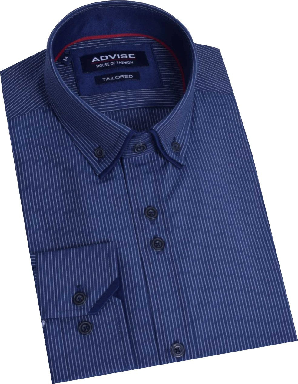 AD910 Navy Advise Pinstripe Shirt