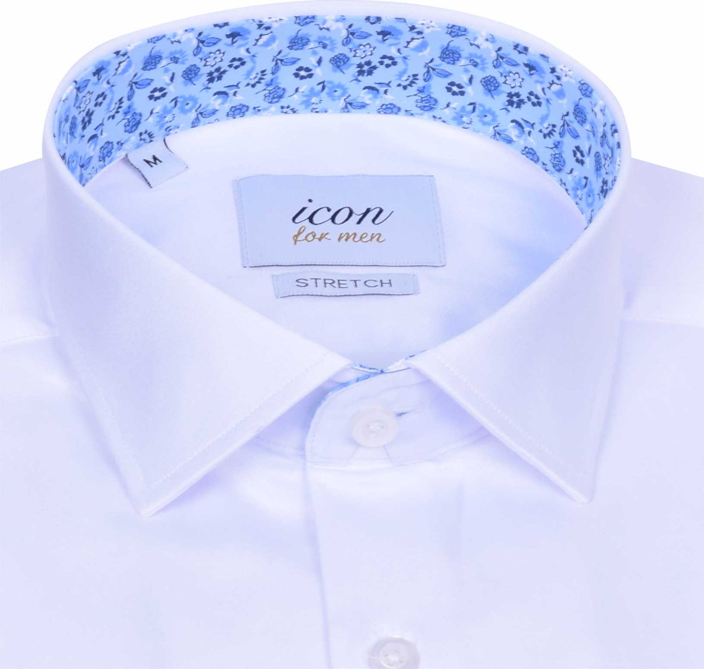 ICN093 White Icon Plain Shirt