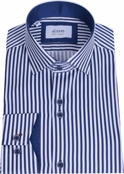 ICN104 Icon Pencil stripe Shirt