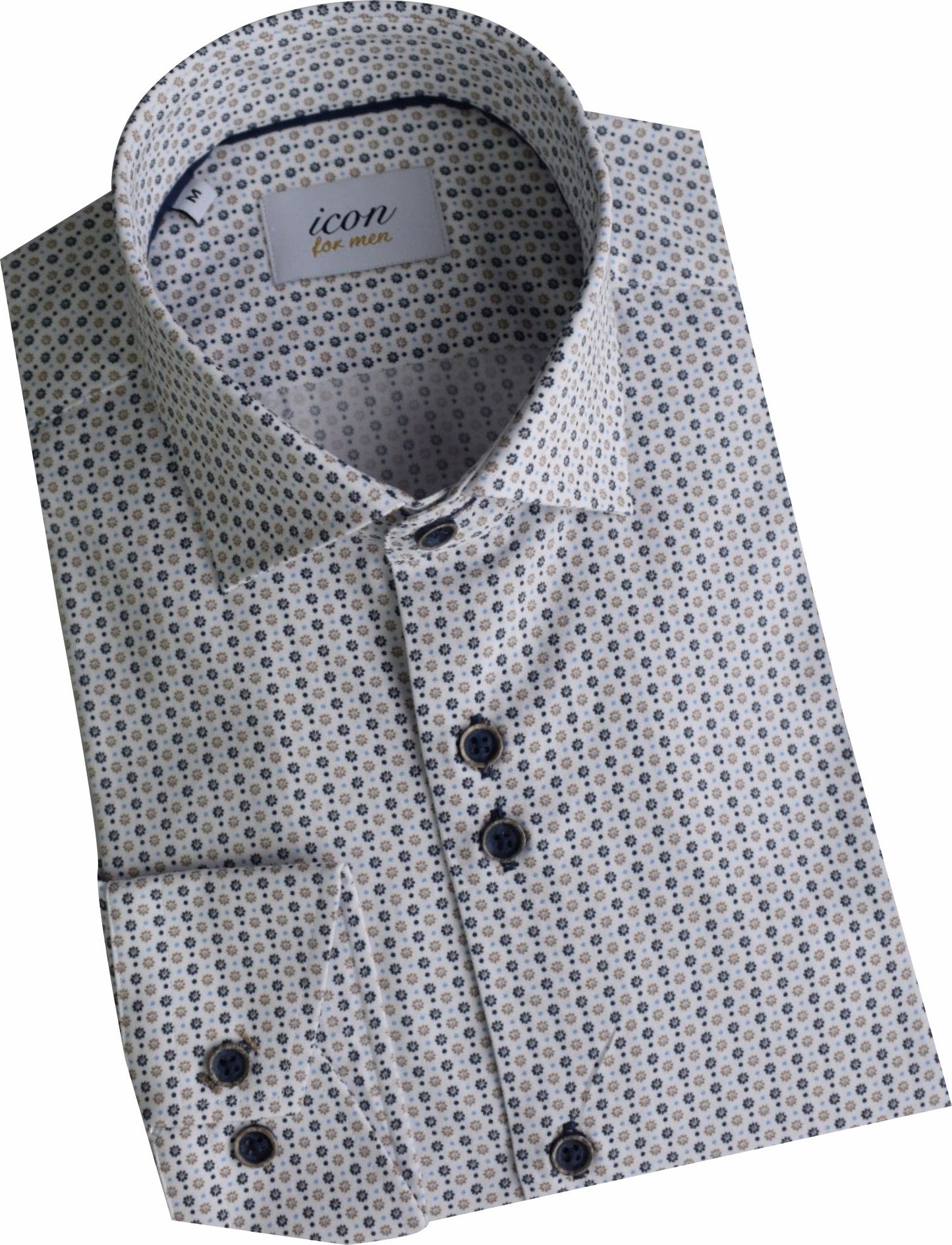 ICN105 N/Tan Icon Shirt