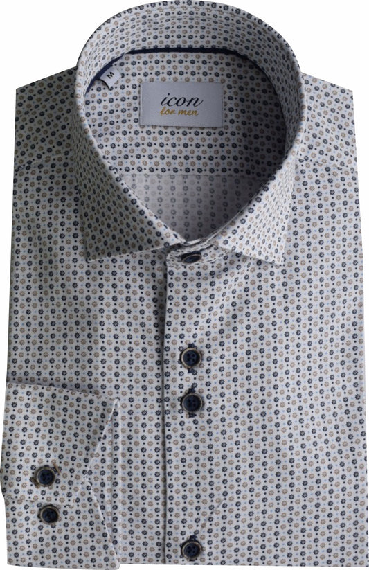 ICN105 N/Tan Icon Shirt