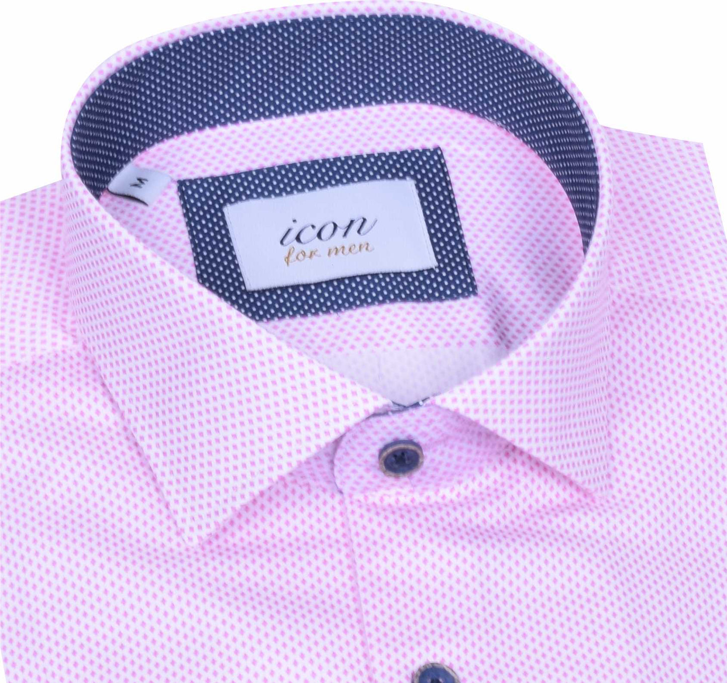 ICN091 Pink Patterned Shirt