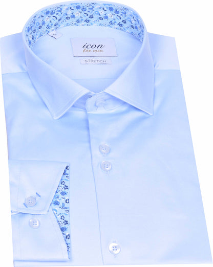 ICN093 Sky Icon Plain Shirt