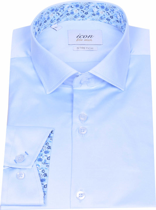 ICN093 Sky Icon Plain Shirt
