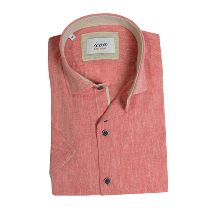 ICN078 Red Short Sleeve Shirt