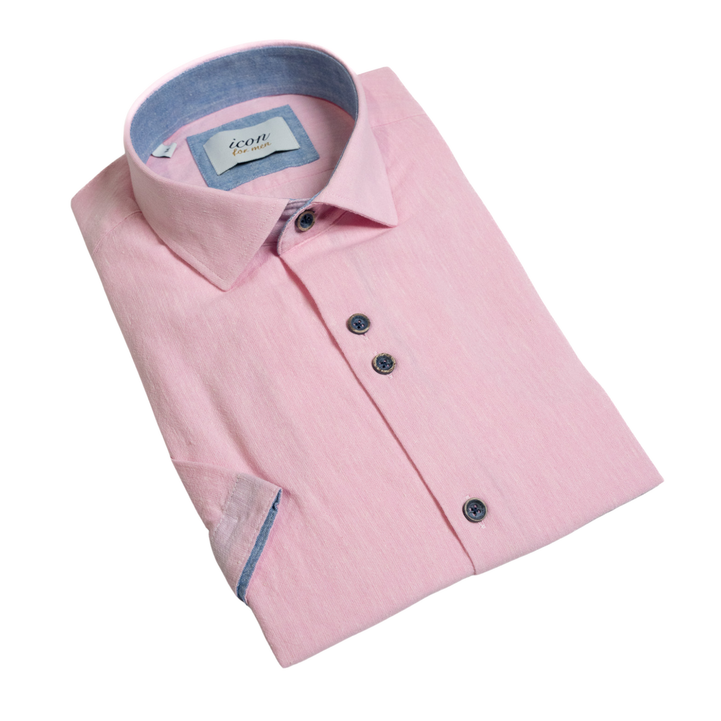 ICN076  Pink Short Sleeve Shirt