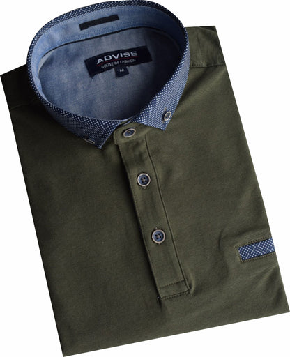 POLO308 Advise Khaki Polo Shirt