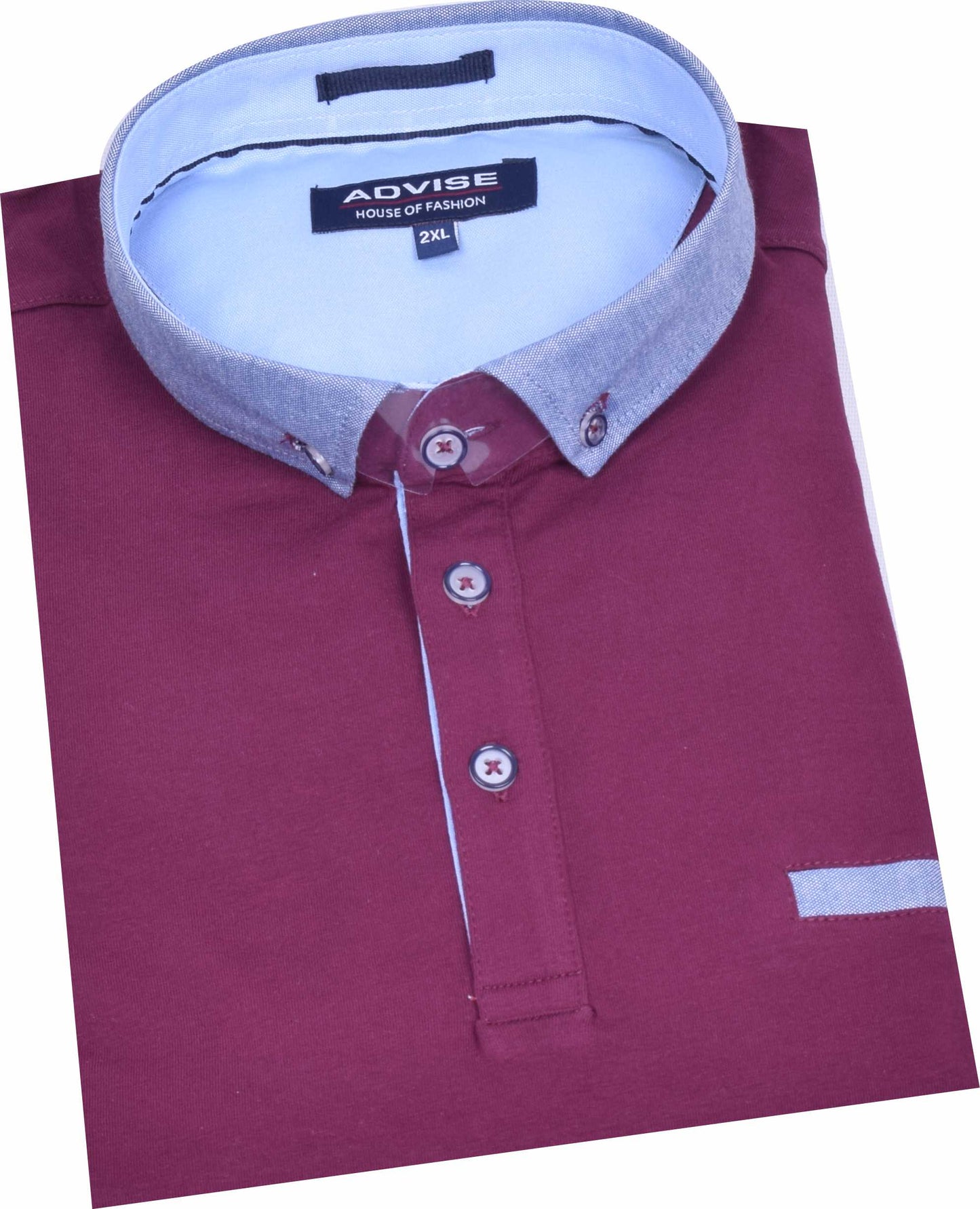 POLO298 Burgundy Advise  Polo Shirt