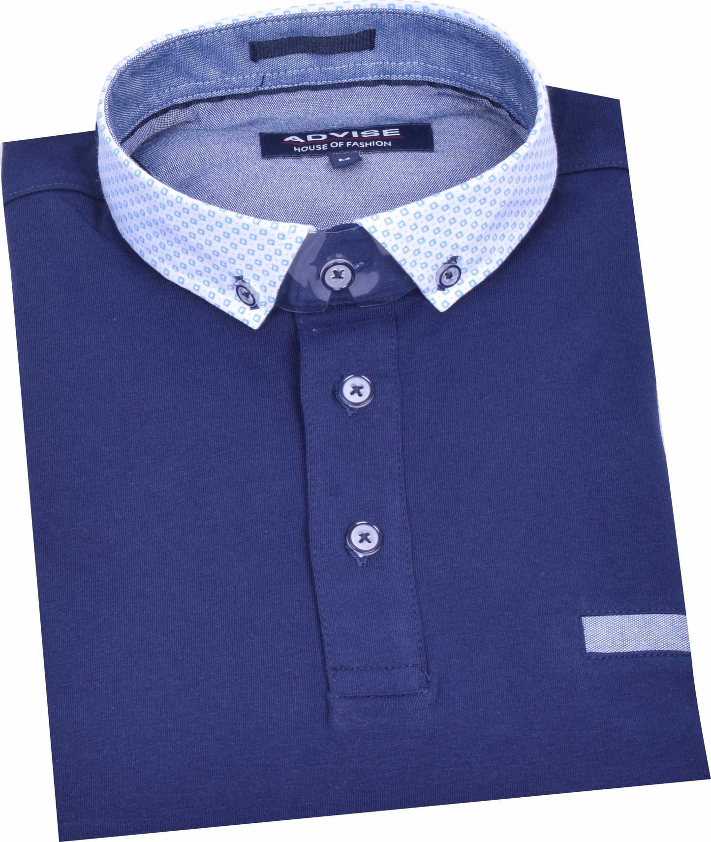 POLO299 Navy Advise  Polo Shirt