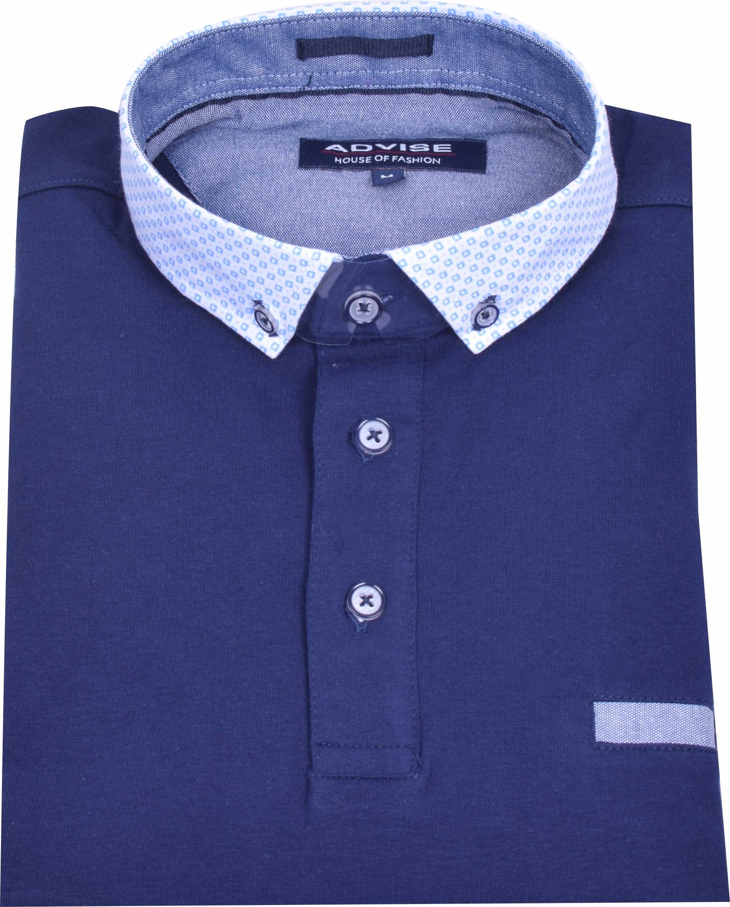 POLO299 Navy Advise  Polo Shirt