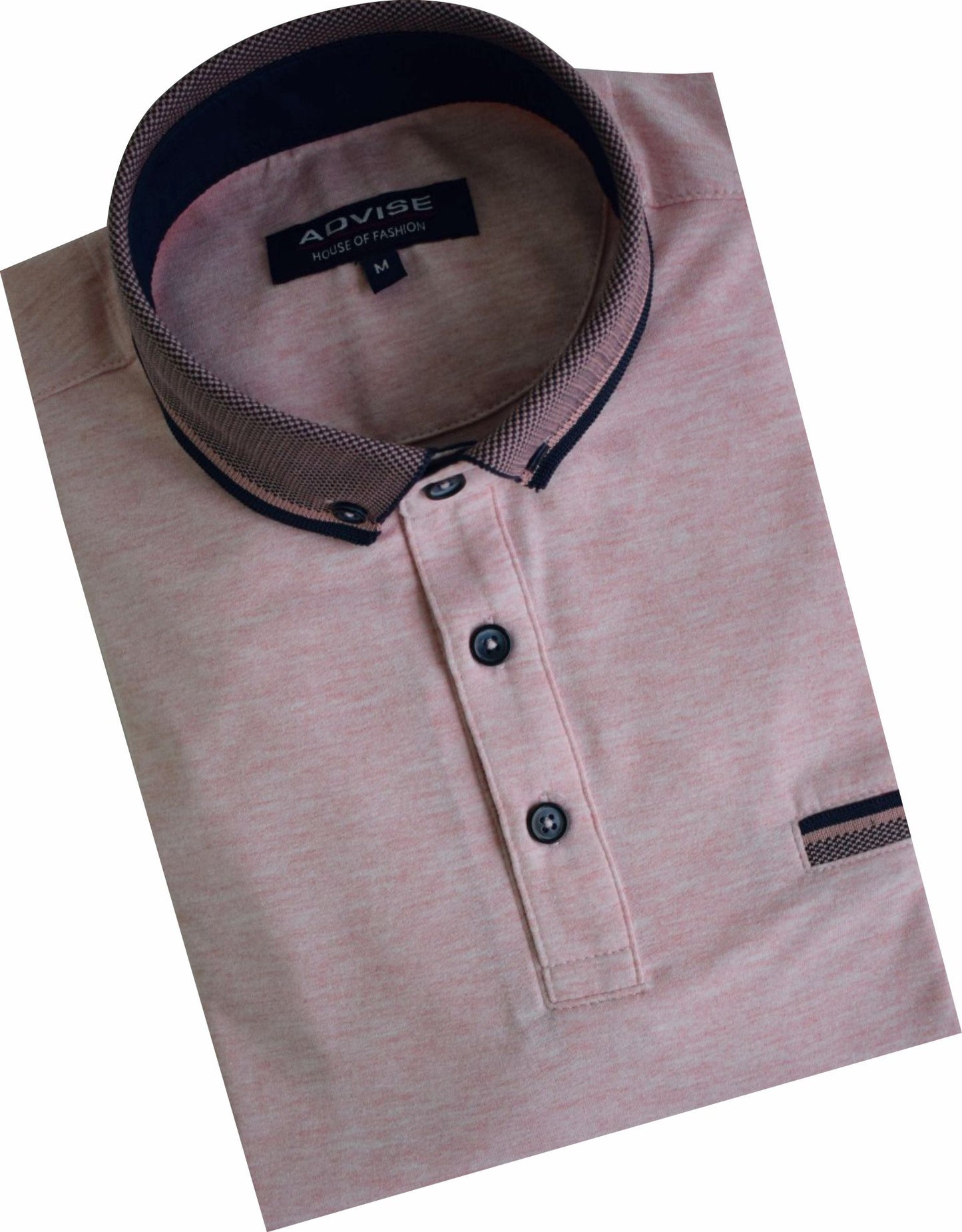 POLO322 Advise Strawberry Knitted Collar Polo