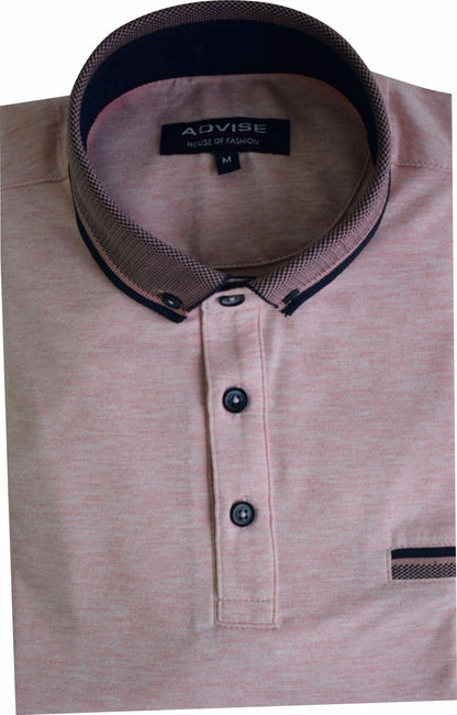 POLO322 Advise Strawberry Knitted Collar Polo
