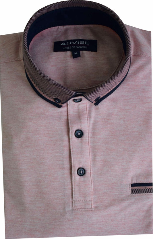POLO322 Advise Strawberry Knitted Collar Polo