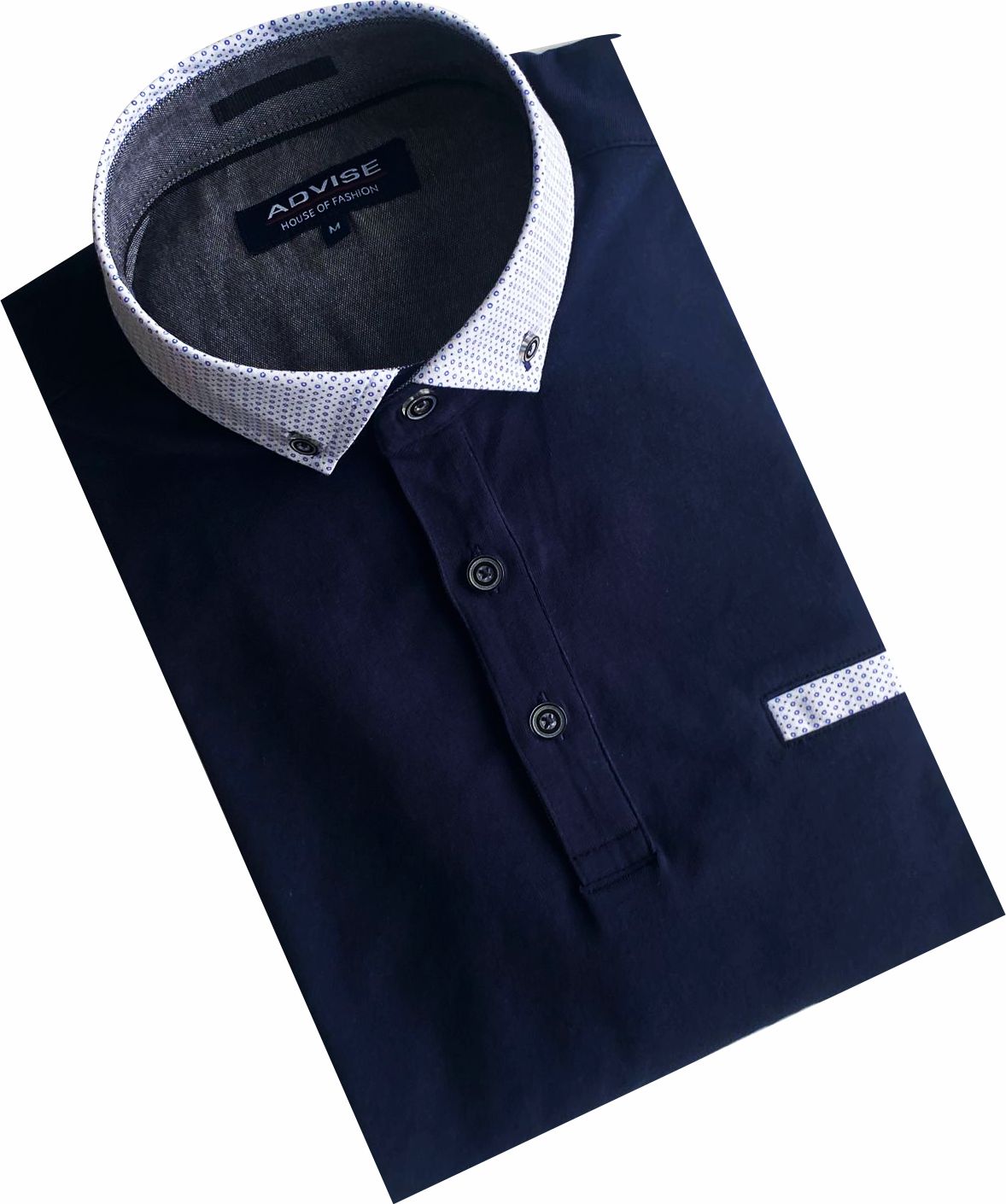 POLO324 Navy Advise Polo Shirt