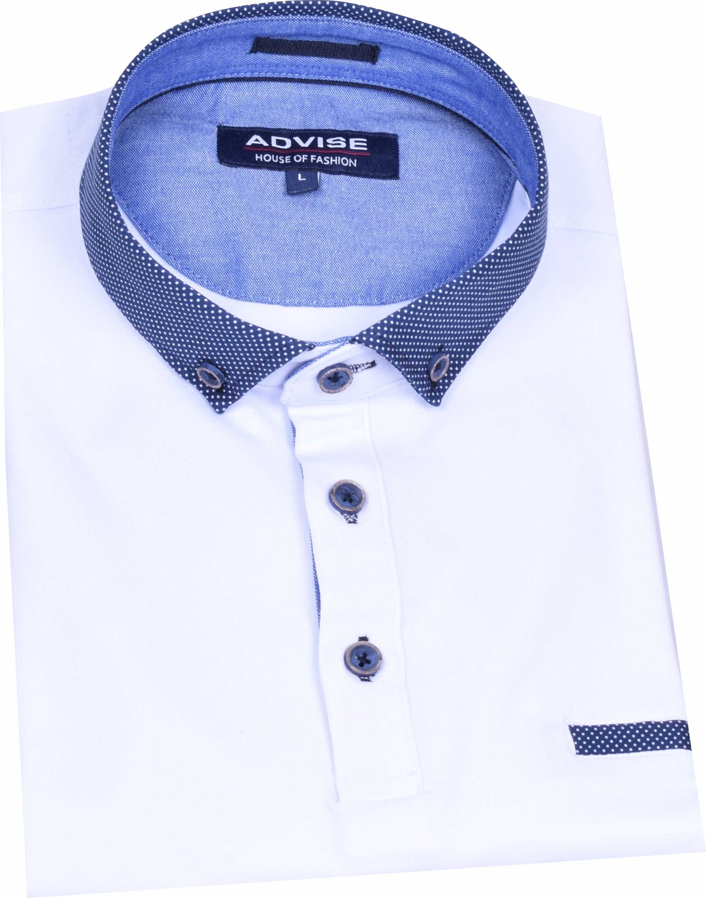 POLO301 Advise White Polo Shirt
