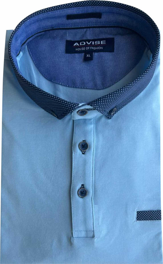 POLO306 Advise Sky Polo Shirt