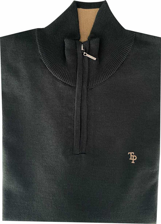 TP052K DK Khaki 1/4 Zip