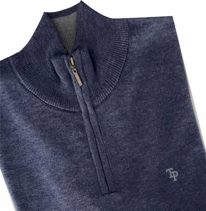 TP052K Indigo 1/4 Zip