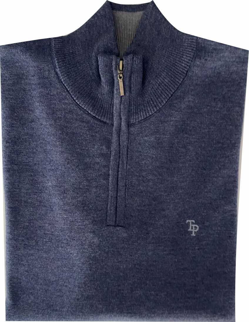 TP052K Indigo 1/4 Zip
