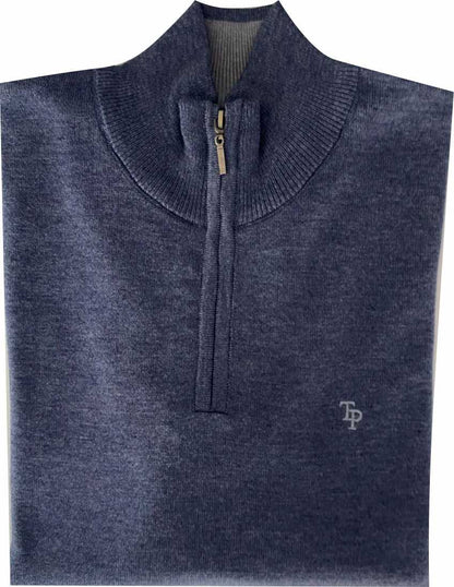 TP052K Indigo 1/4 Zip