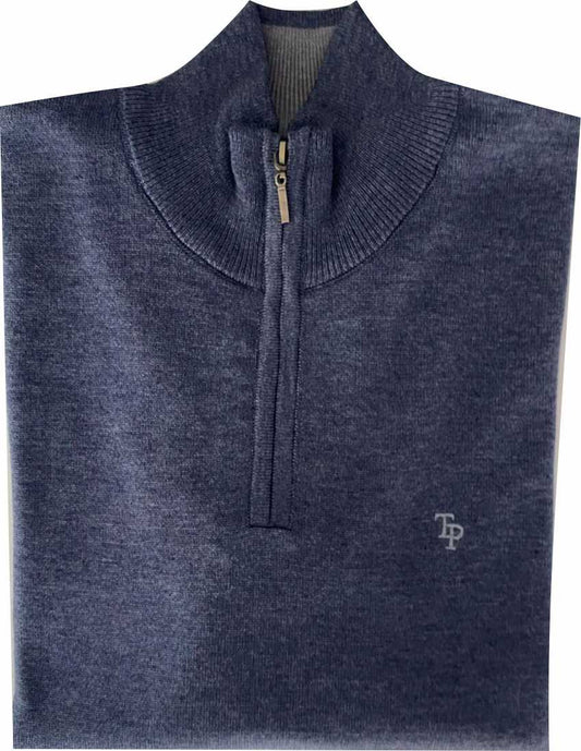 TP052K Indigo 1/4 Zip