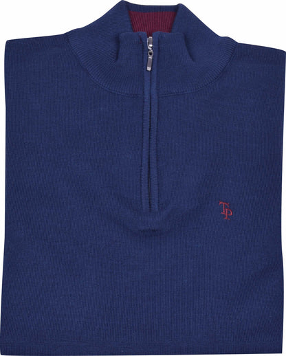 TP052K Navy 1/4 zip