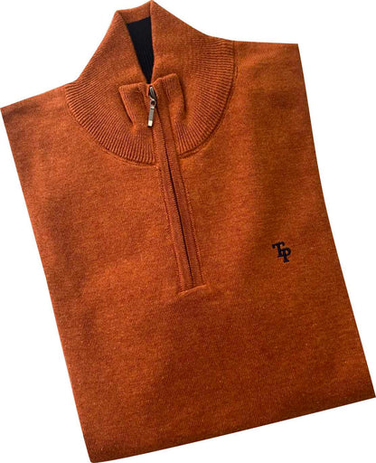 TP053K Rust 1/4 Zip